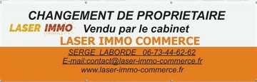 Vendu par le Cabinet Laser Immo Commerce - 65-226