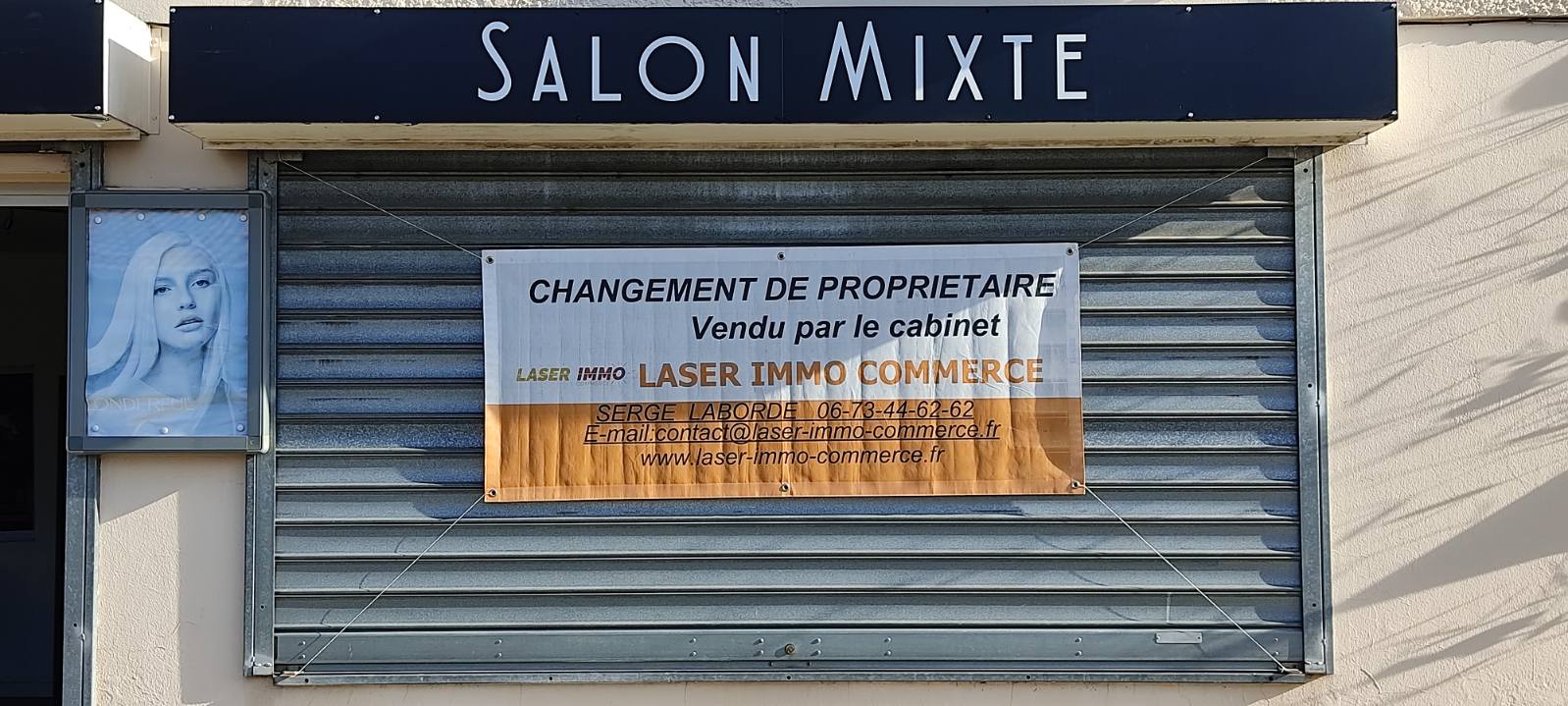 SALON DE COIFFURE à ST SEVER  vendu par le CABINET LASER IMMO COMMERCE