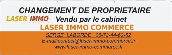 VENDU PAR LE CABINET LASER IMMO COMMERCE